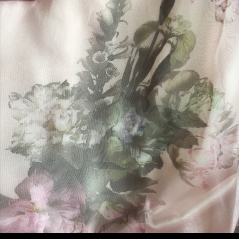Floral Pink Sleeveless Dress - Picture 4 of 6